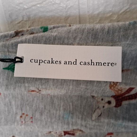 Cupcakes and Cashmere Winter Woodland Creatures Pajama Jogger Pants - Picture 5 of 8